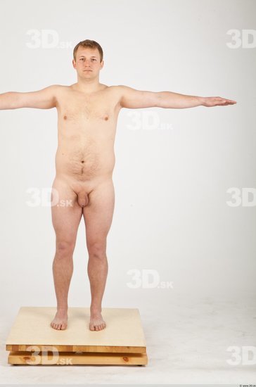 Whole Body Man White Nude Average Male Studio Poses