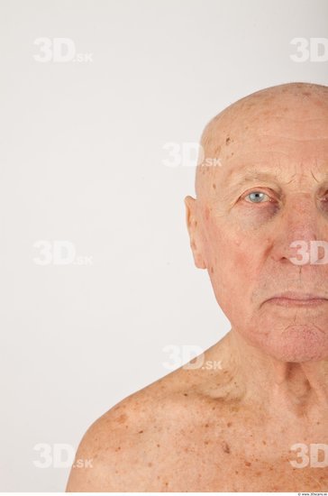 Whole Body Man White Nude Average Wrinkles Male Studio Poses