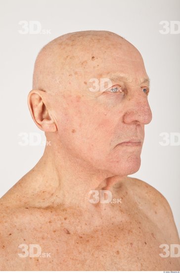 Whole Body Man White Nude Average Wrinkles Male Studio Poses