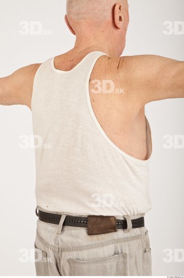 Whole Body Man White Casual Average Wrinkles Male Studio Poses