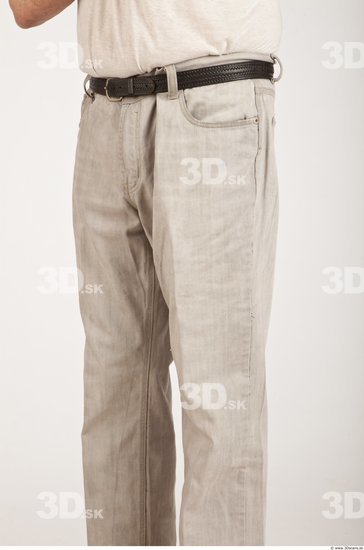 Whole Body Man White Casual Average Wrinkles Male Studio Poses