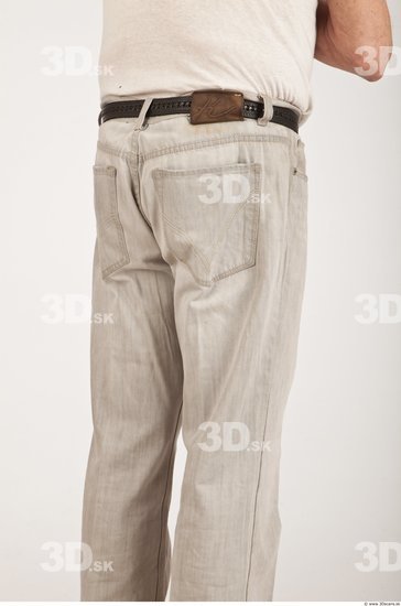 Whole Body Man White Casual Average Wrinkles Male Studio Poses