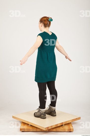 Whole Body Woman White Casual Average Female Studio Poses