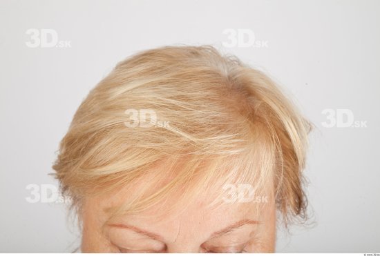 Head Woman White Overweight Wrinkles Street photo references