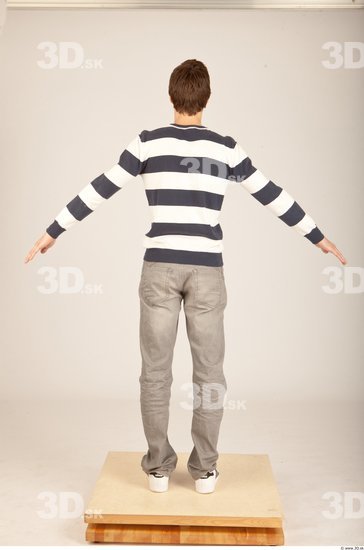 Whole Body Man Animation references Casual Slim Studio photo references