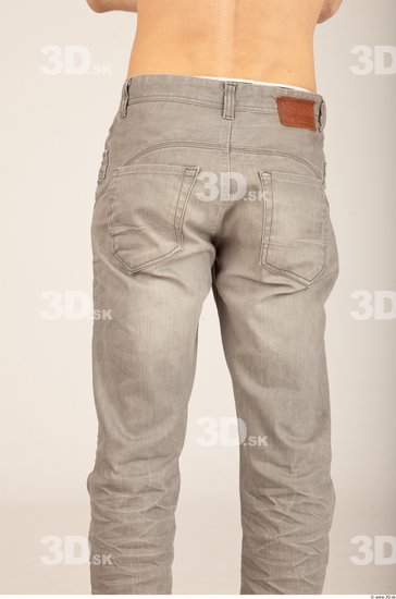 Thigh Whole Body Man Casual Jeans Slim Studio photo references