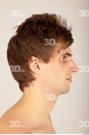 Whole Body Head Man Animation references Casual Slim Studio photo references