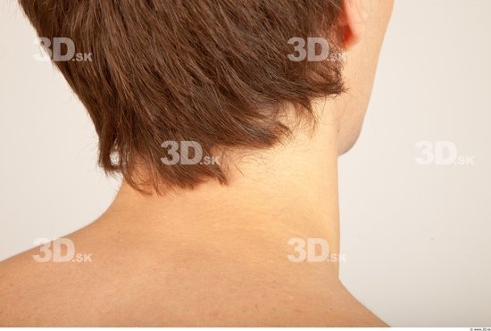 Neck Whole Body Man Casual Slim Studio photo references