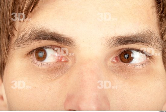 Eye Whole Body Man Casual Slim Studio photo references