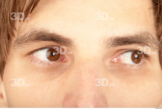 Eye Whole Body Man Casual Slim Studio photo references