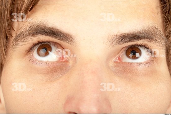 Eye Whole Body Man Casual Slim Studio photo references