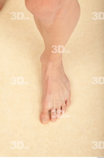 Foot Whole Body Man Casual Slim Studio photo references