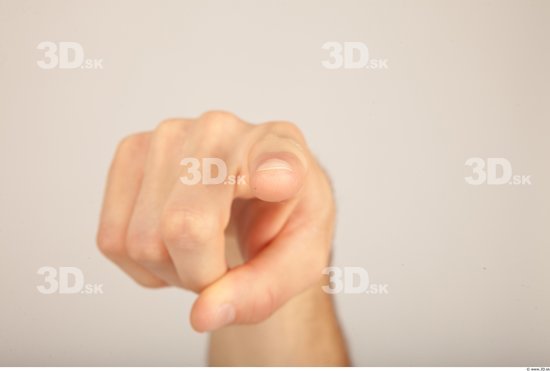 Fingers Whole Body Man Casual Slim Studio photo references