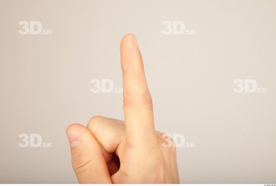 Fingers Whole Body Man Casual Slim Studio photo references