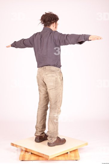 Whole Body Man T poses Formal Average Studio photo references