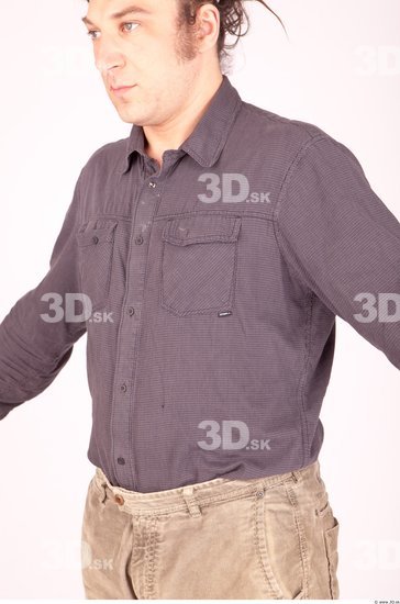 Upper Body Whole Body Man Formal Shirt Average Studio photo references