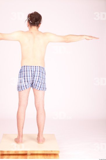 Whole Body Man T poses Underwear Formal Average Studio photo references