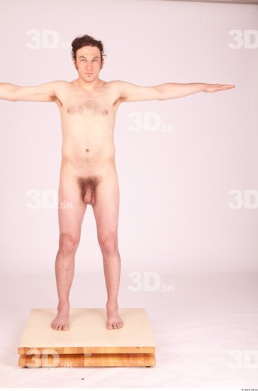 Whole Body Man T poses Nude Formal Average Studio photo references