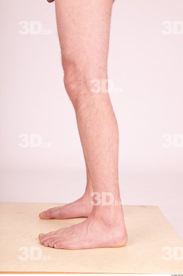 Calf Whole Body Man Nude Formal Average Studio photo references