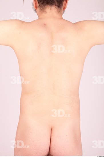 Whole Body Back Man Nude Formal Average Studio photo references