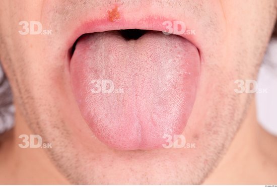 Whole Body Tongue Man Formal Average Studio photo references