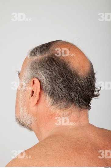 Head Man White Average Wrinkles Male Studio Poses