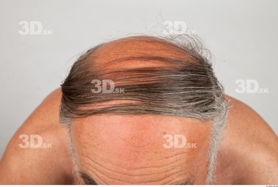 Head Man White Average Wrinkles Male Studio Poses