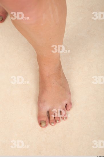 Foot Whole Body Woman Animation references Nude Casual Slim Studio photo references