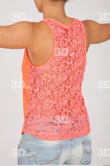 Upper Body Whole Body Woman Casual Slim Top Studio photo references