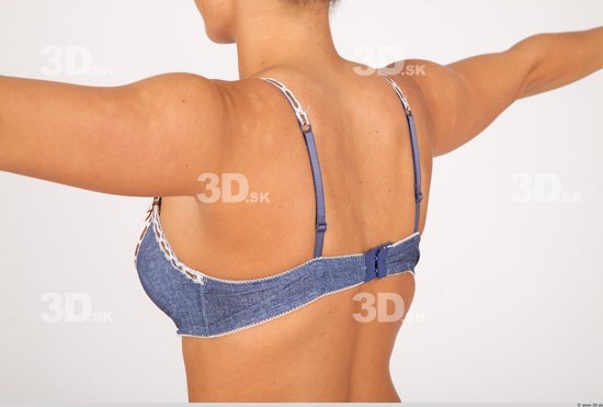 Whole Body Back Woman Casual Underwear Bra Slim Studio photo references