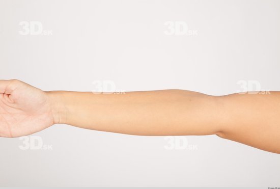 Forearm Whole Body Woman Nude Casual Slim Studio photo references