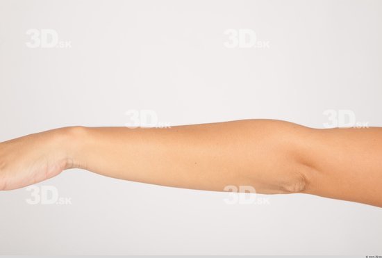 Forearm Whole Body Woman Nude Casual Slim Studio photo references