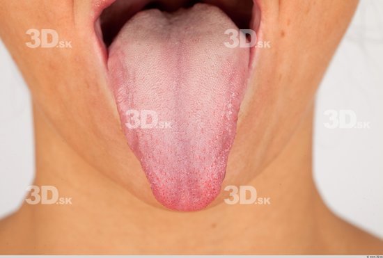 Whole Body Tongue Woman Casual Slim Studio photo references