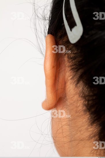 Ear Whole Body Woman Casual Slim Studio photo references