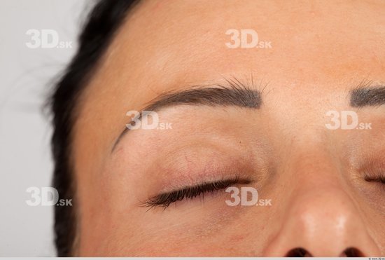 Eye Whole Body Woman Casual Slim Studio photo references