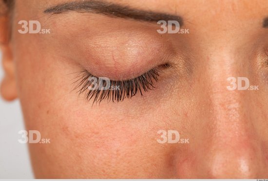 Eye Whole Body Woman Casual Slim Studio photo references