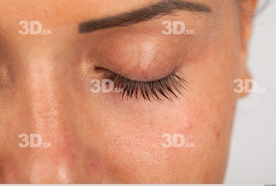 Eye Whole Body Woman Casual Slim Studio photo references