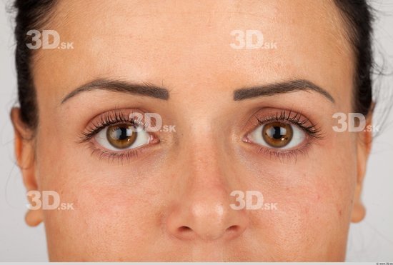 Eye Whole Body Woman Casual Slim Studio photo references