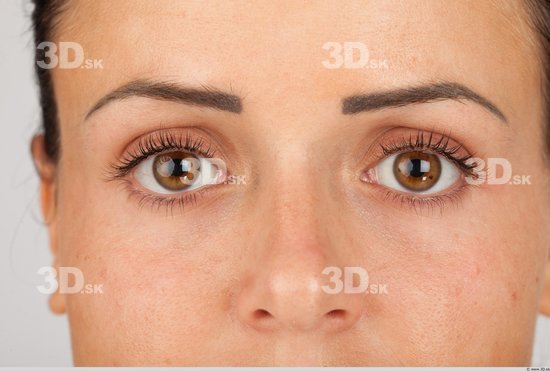 Eye Whole Body Woman Casual Slim Studio photo references