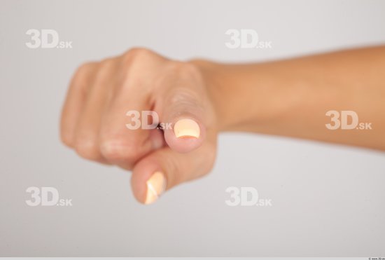 Fingers Whole Body Woman Casual Slim Studio photo references