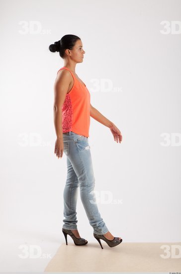 Whole Body Woman Animation references White Casual Slim