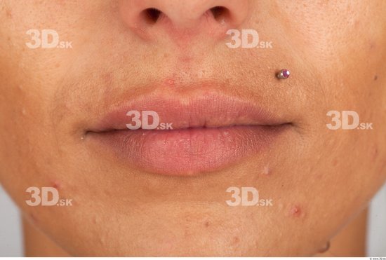 Mouth Whole Body Woman Formal Slim Studio photo references