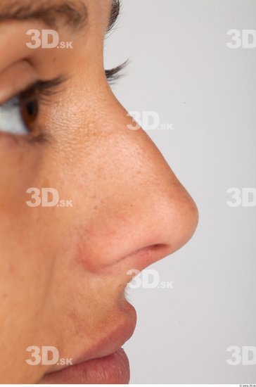 Nose Whole Body Woman Formal Slim Studio photo references