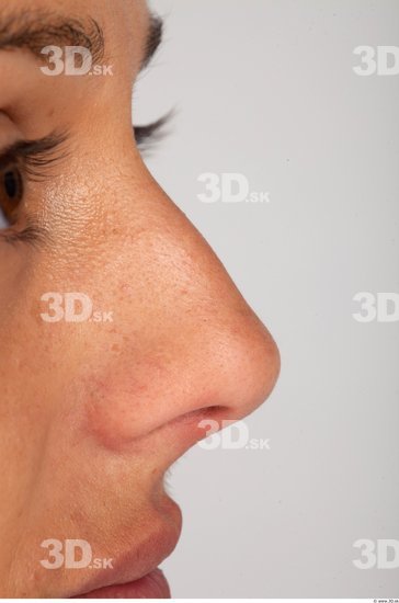 Nose Whole Body Woman Formal Slim Studio photo references