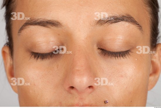 Eye Whole Body Woman Formal Slim Studio photo references