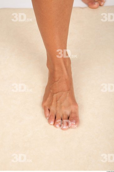 Foot Whole Body Woman Nude Formal Slim Studio photo references