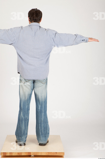 Whole Body Man T poses Casual Average Studio photo references