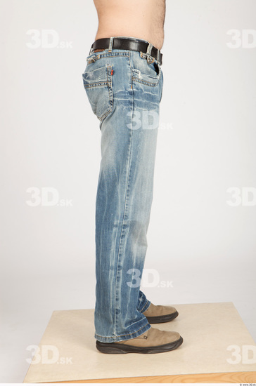 Leg Whole Body Man Casual Jeans Average Studio photo references