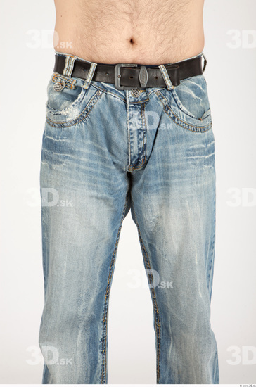 Thigh Whole Body Man Casual Jeans Average Studio photo references