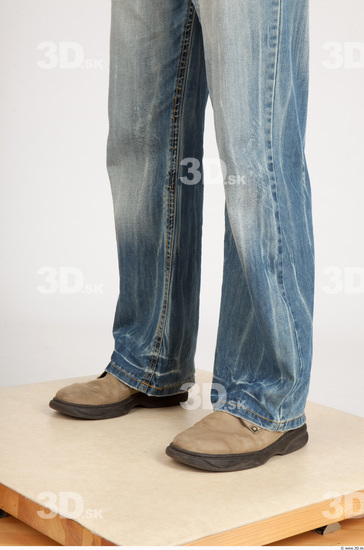 Calf Whole Body Man Casual Jeans Average Studio photo references